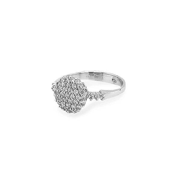 Goldring mit Zirkonen
