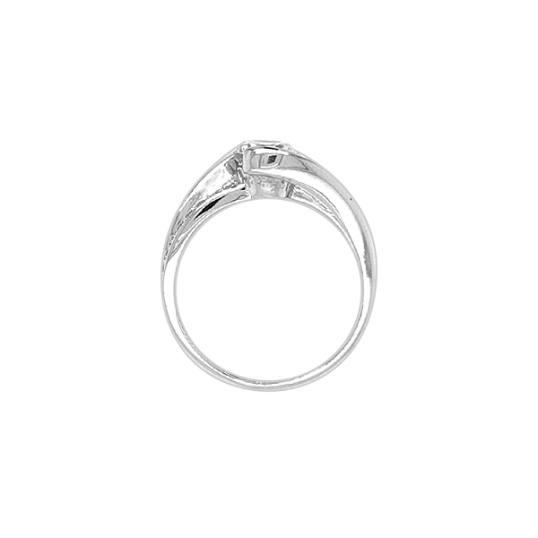 Gold Verlobungsring mit Zirkonen