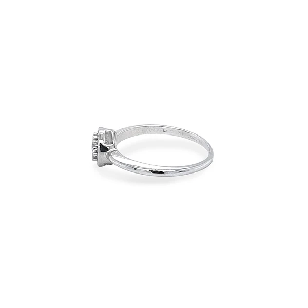 Gold Verlobungsring mit Zirkonen