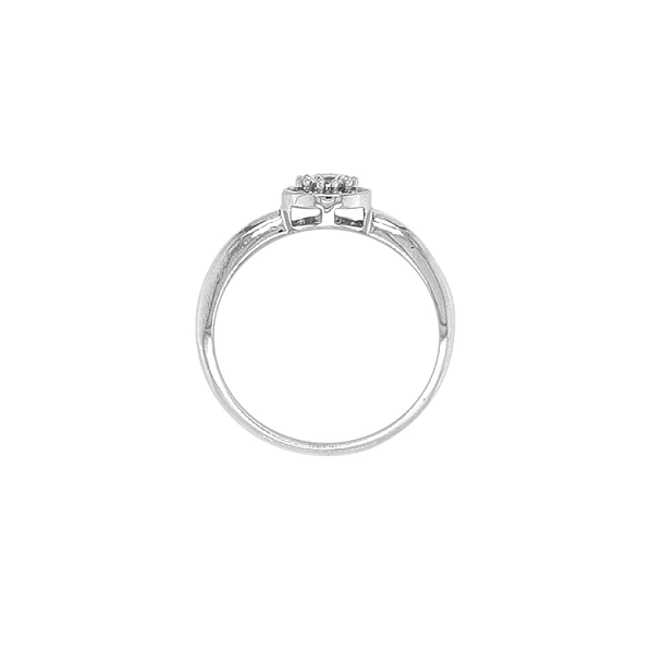 Gold Verlobungsring mit Zirkonen