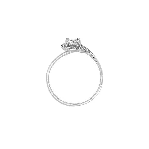 Goldring mit Zirkonen