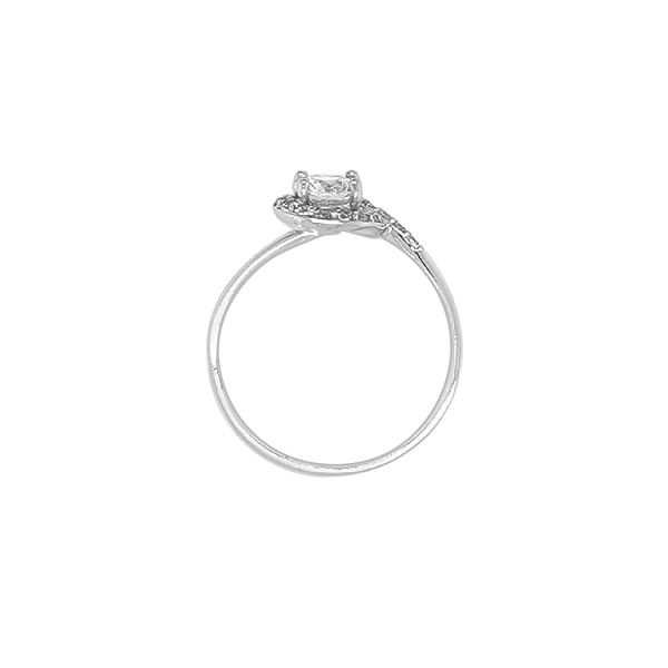 Goldring mit Zirkonen