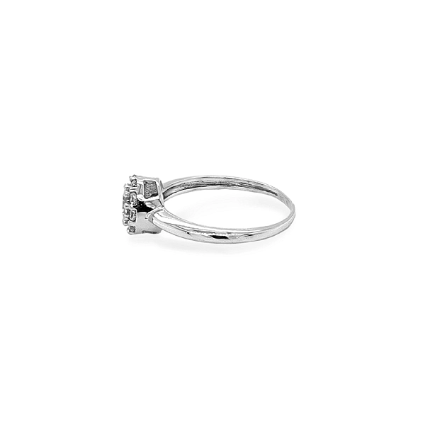 Gold Verlobungsring mit Zirkonen