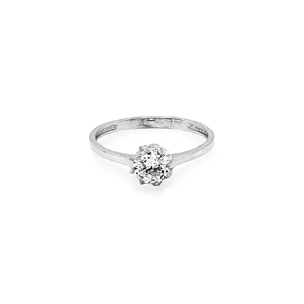 Gold Verlobungsring mit Zirkon