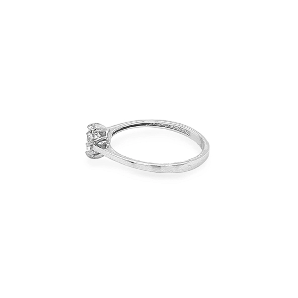 Gold Verlobungsring mit Zirkon