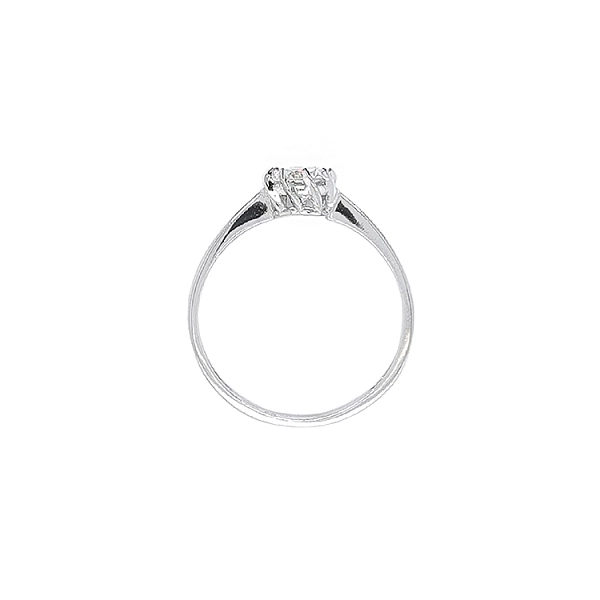 Gold Verlobungsring mit Zirkon