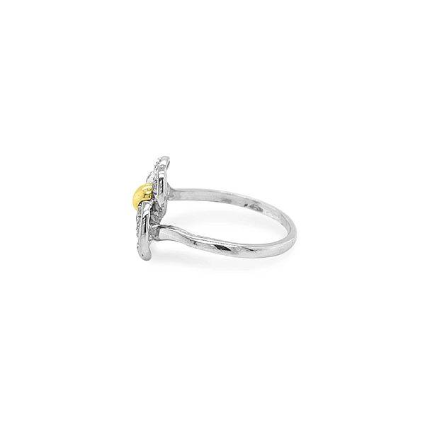 Goldring mit Zirkonen