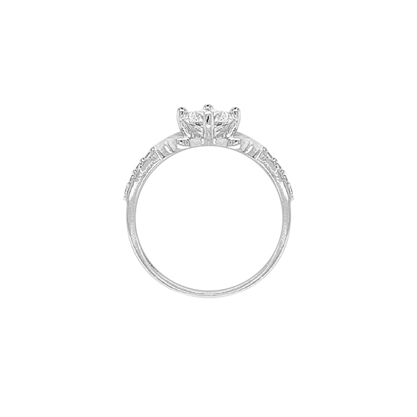 Goldring mit Zirkonen