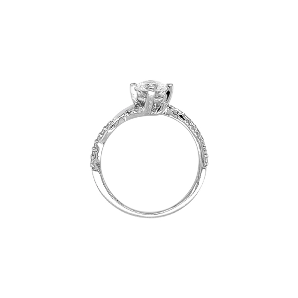 Gold Verlobungsring mit Zirkonen