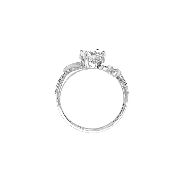 Goldring mit Zirkonen