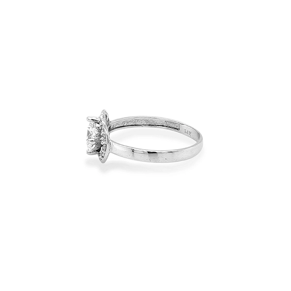 Goldring mit Zirkonen