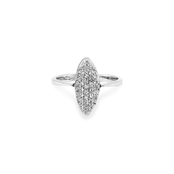 Goldring mit Zirkonen