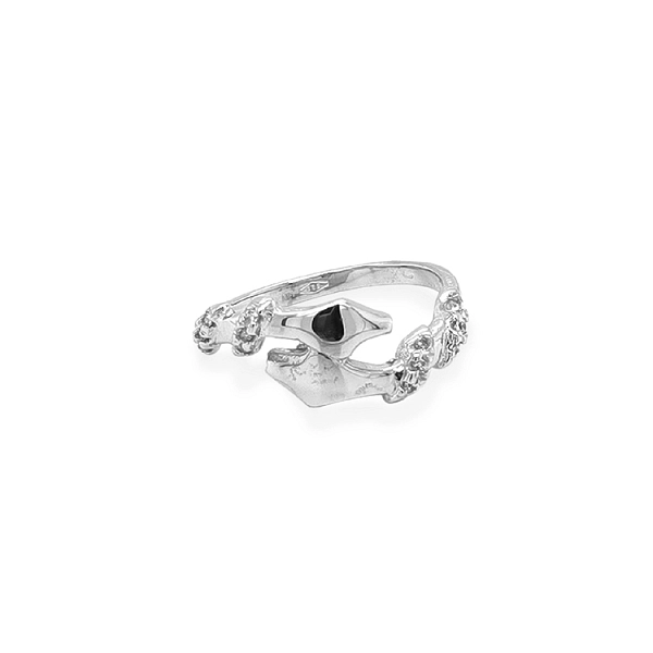 Goldring mit Zirkonen
