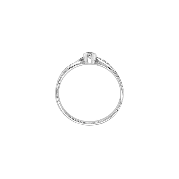Goldring mit Zirkonen