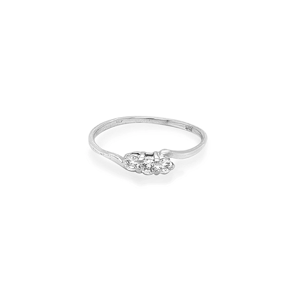 Goldring mit Zirkonen