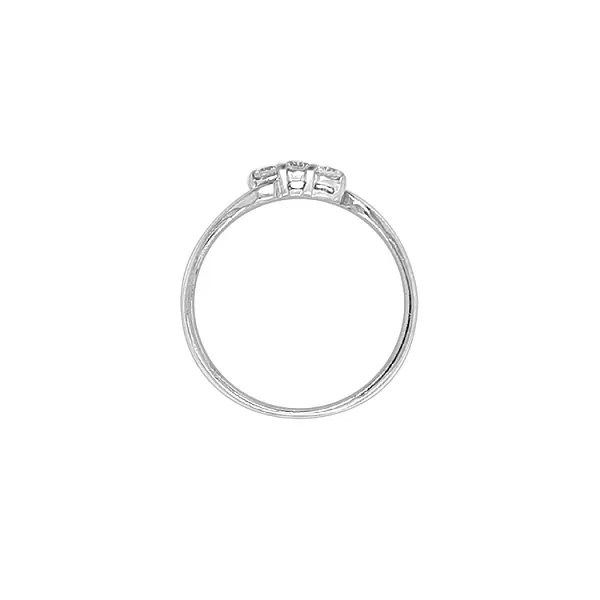 Goldring mit Zirkonen