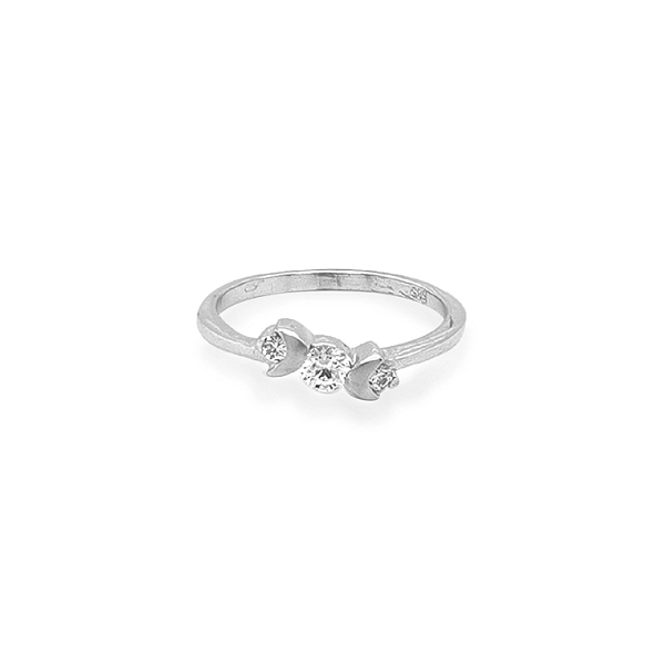 Goldring mit Zirkonen