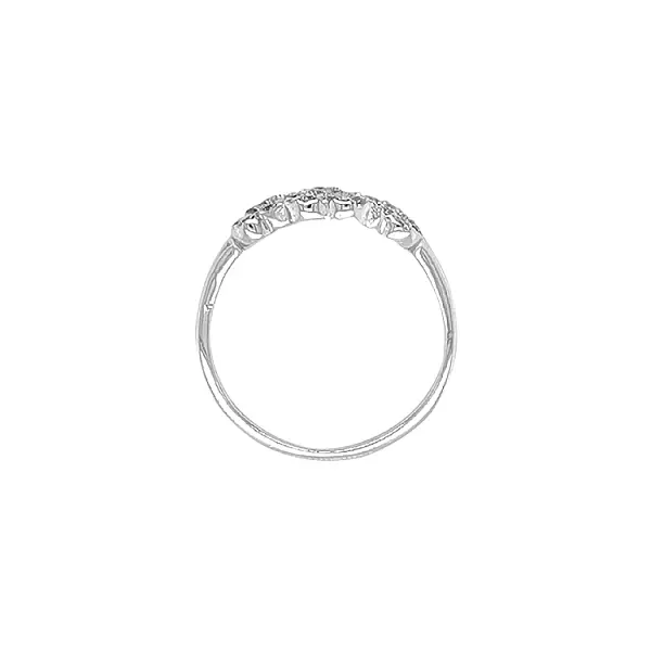 Goldring mit Zirkonen