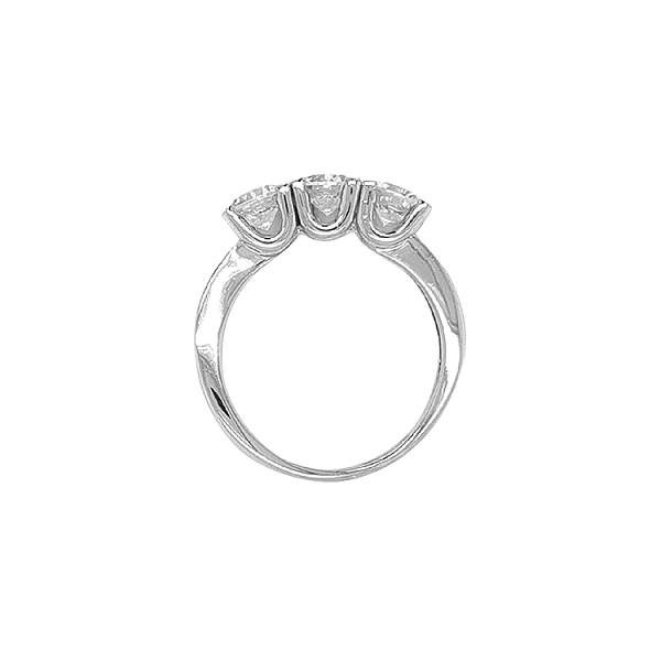 Goldring mit Zirkonen