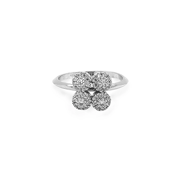 Goldring mit Zirkonen