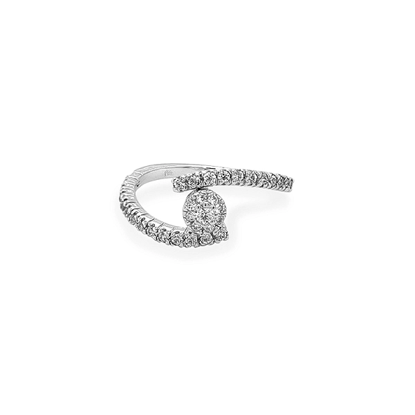 Goldring mit Zirkonen