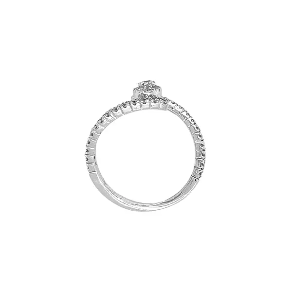 Goldring mit Zirkonen