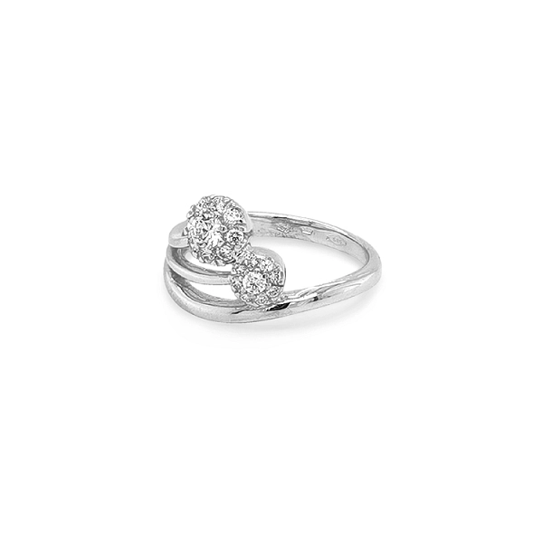Goldring mit Zirkonen