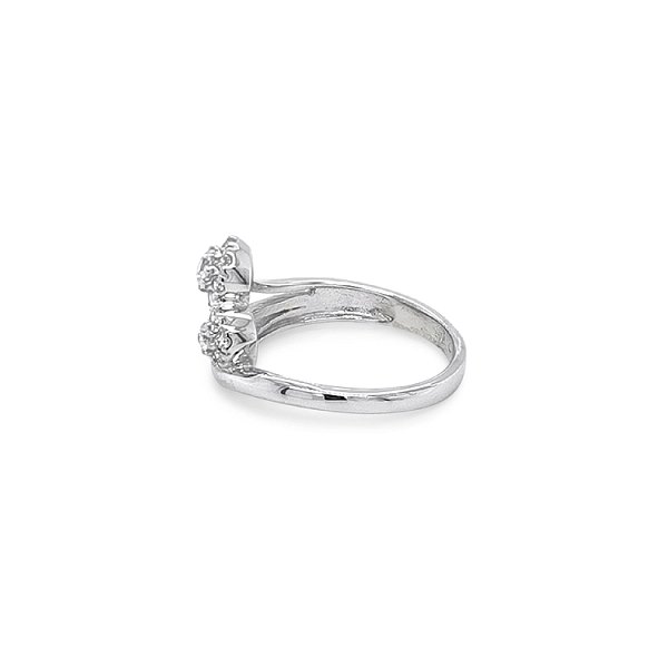 Goldring mit Zirkonen