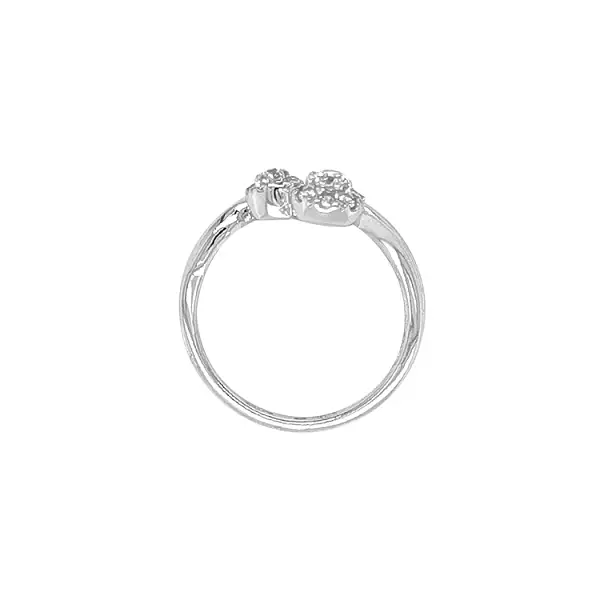 Goldring mit Zirkonen