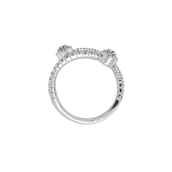 Goldring mit Zirkonen