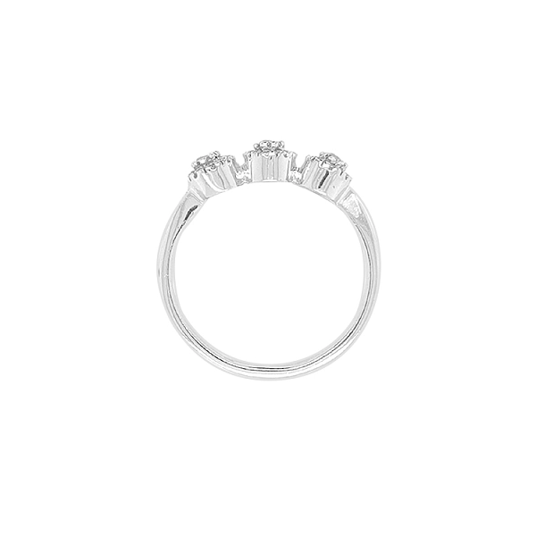 Goldring mit Zirkonen