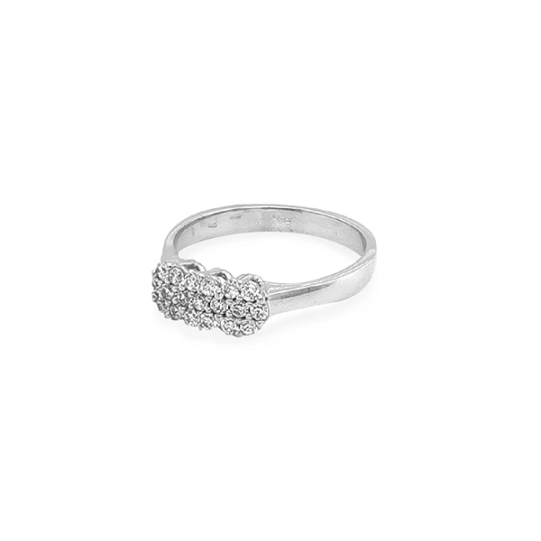 Goldring mit Zirkonen