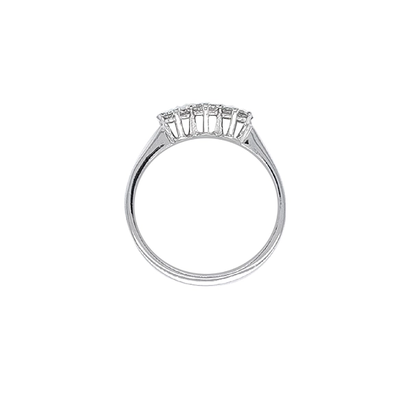 Goldring mit Zirkonen