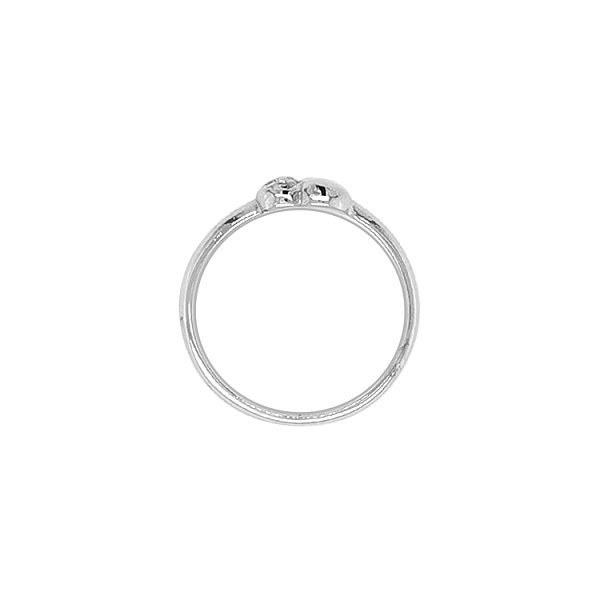 Goldring in Herzform mit Zirkonen
