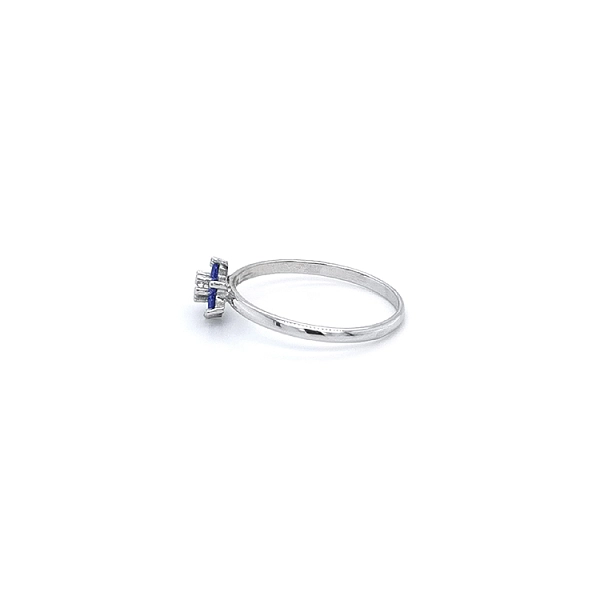Weißgold Saphir Ring