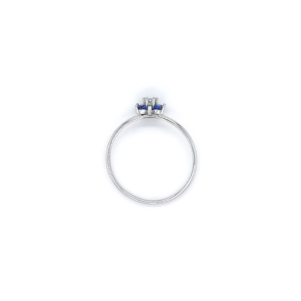 Weißgold Saphir Ring