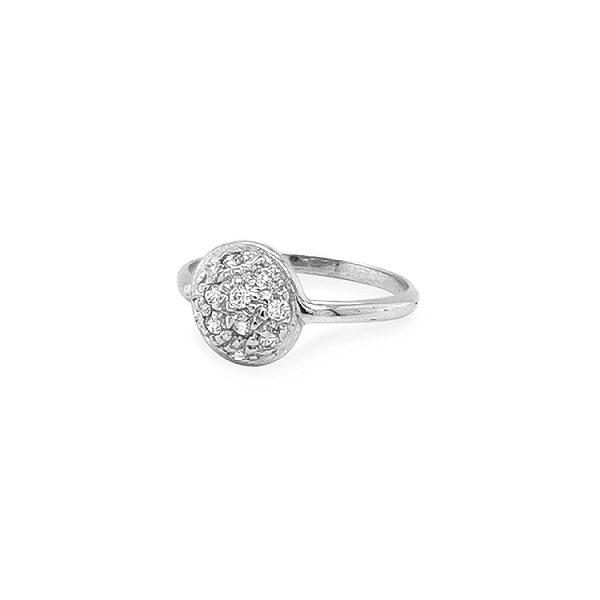 Goldring mit Zirkonen