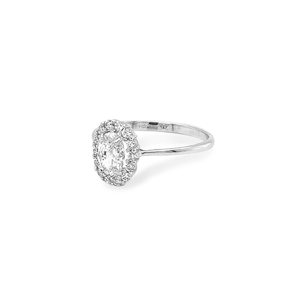 Goldring mit Zirkonen