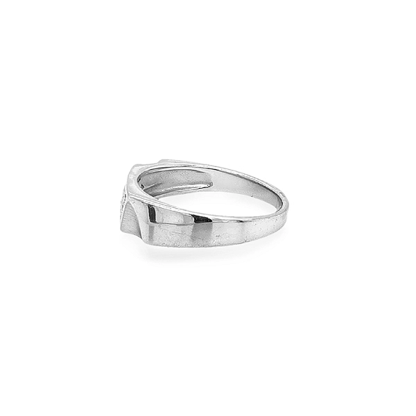 Goldring mit Zirkonen