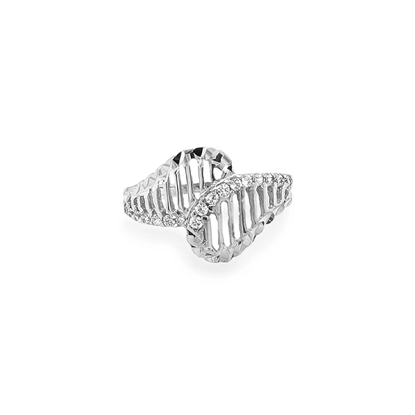 Goldring mit Zirkonen
