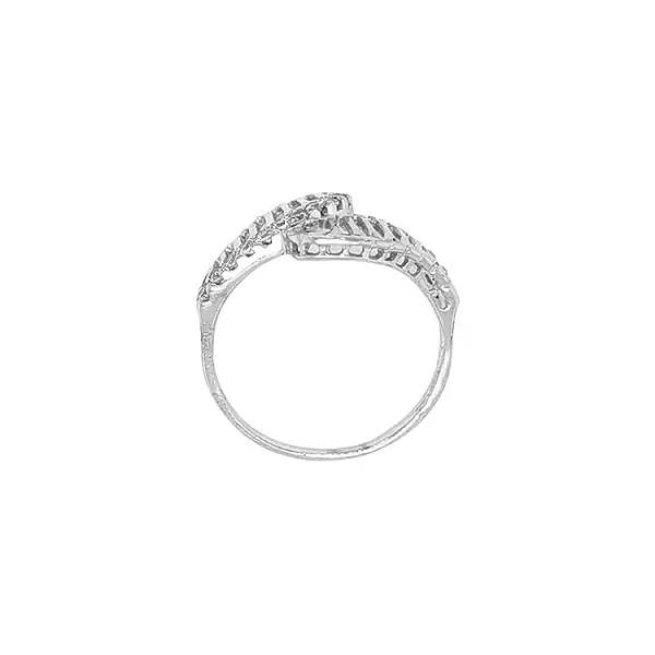 Goldring mit Zirkonen