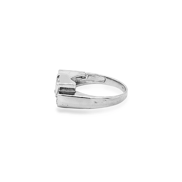 Goldring mit Zirkonen