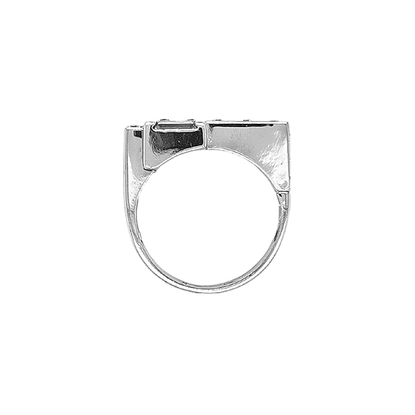 Goldring mit Zirkonen