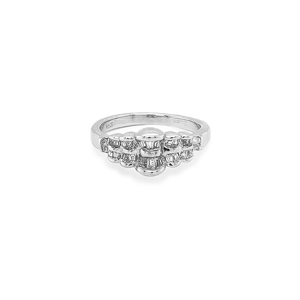 Goldring mit Zirkonen