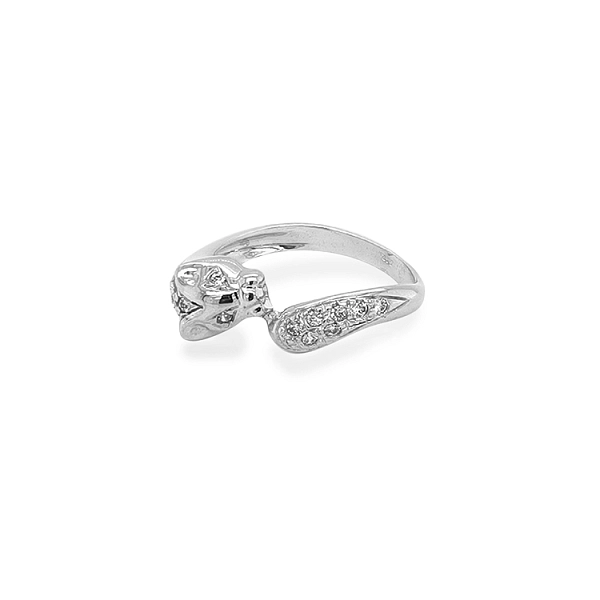 Goldring mit Zirkonen