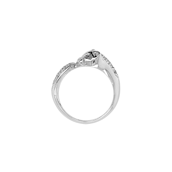 Goldring mit Zirkonen