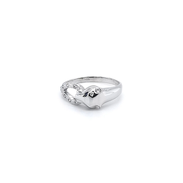 Weißgold Saphir Ring