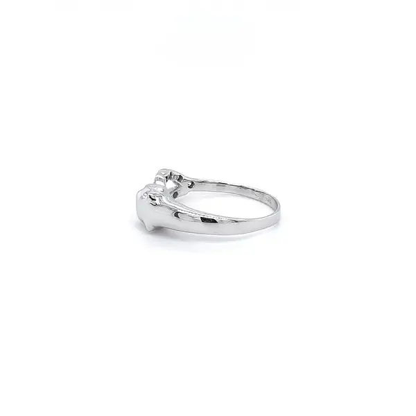 Weißgold Saphir Ring