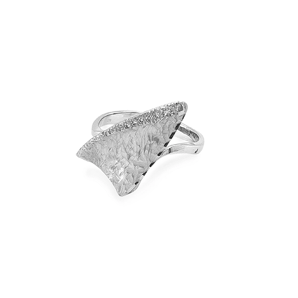 Goldring mit Zirkonen