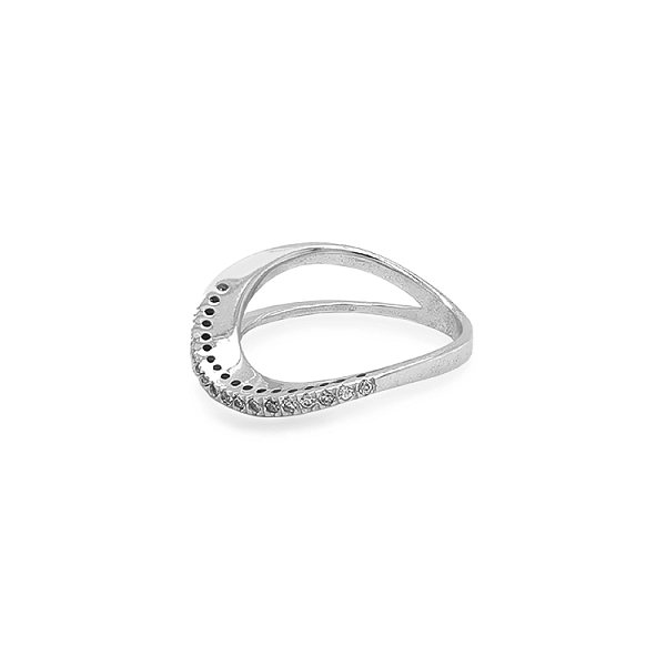 Goldring mit Zirkonen